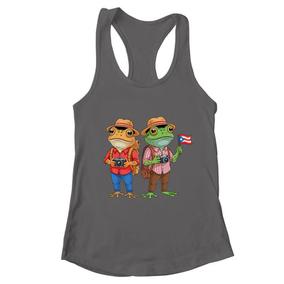 Rican Sapo Concho Coqui Frog Funny Puerto Rico Flag Shirt & Tank Top | teecentury