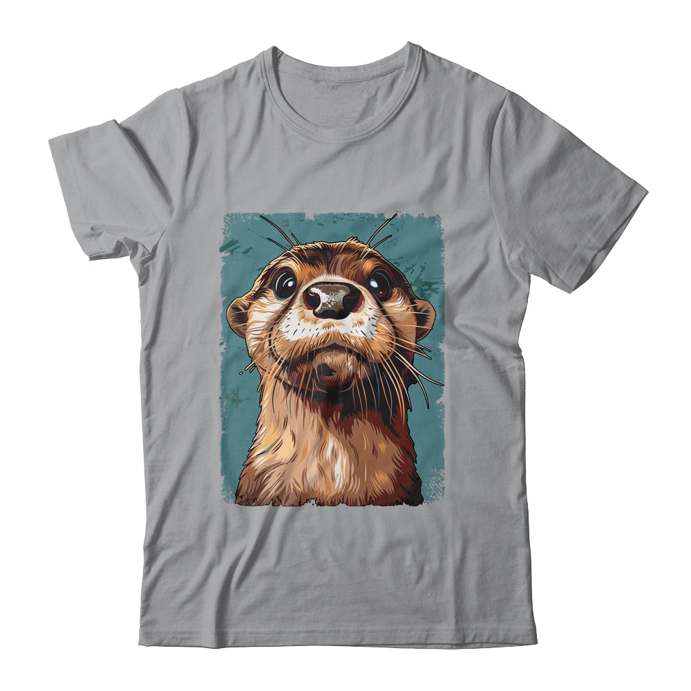 River Otter Lover For Boys Girls Cute Otter Animal Funny Shirt & Tank Top | teecentury