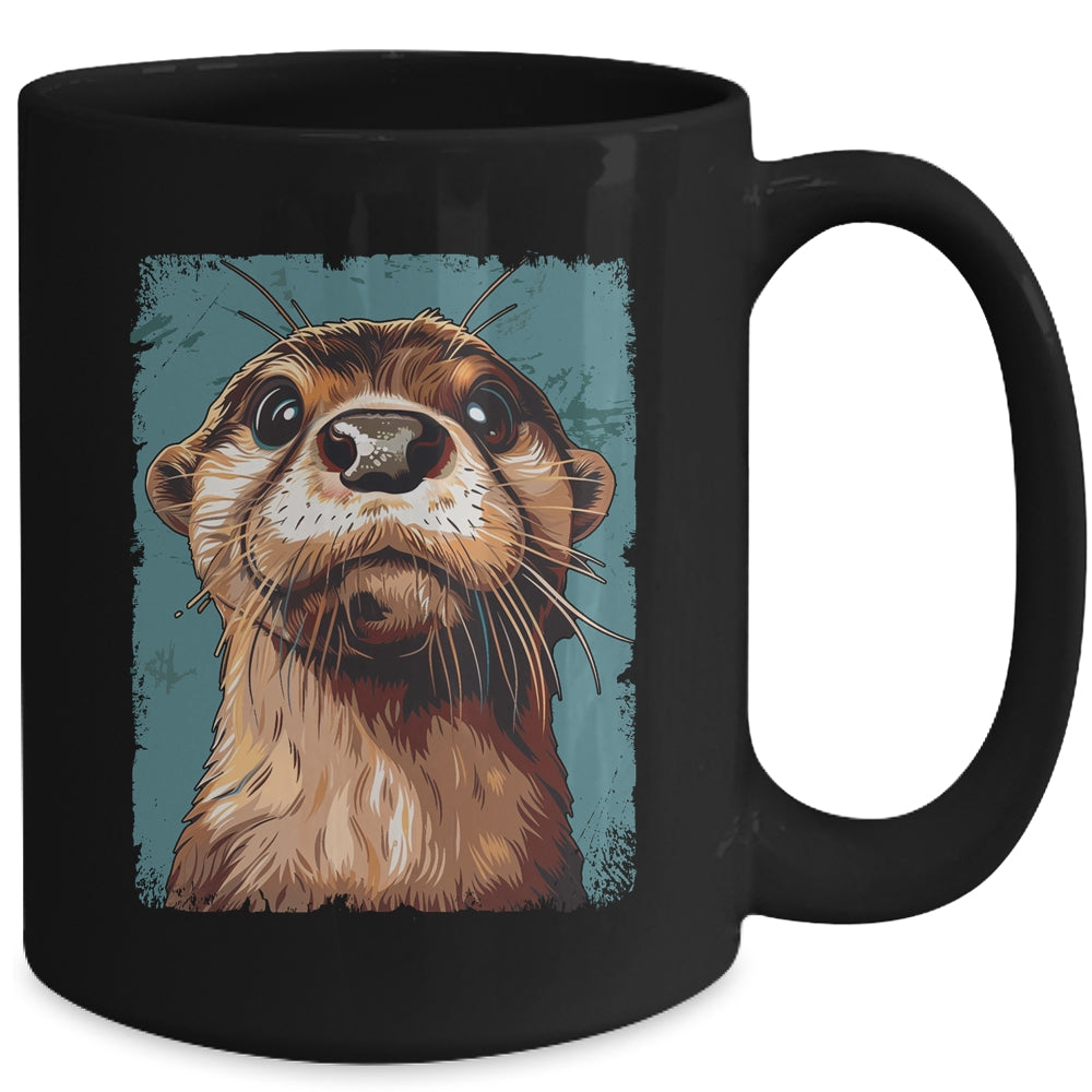 River Otter Lover For Boys Girls Cute Otter Animal Funny Mug | teecentury