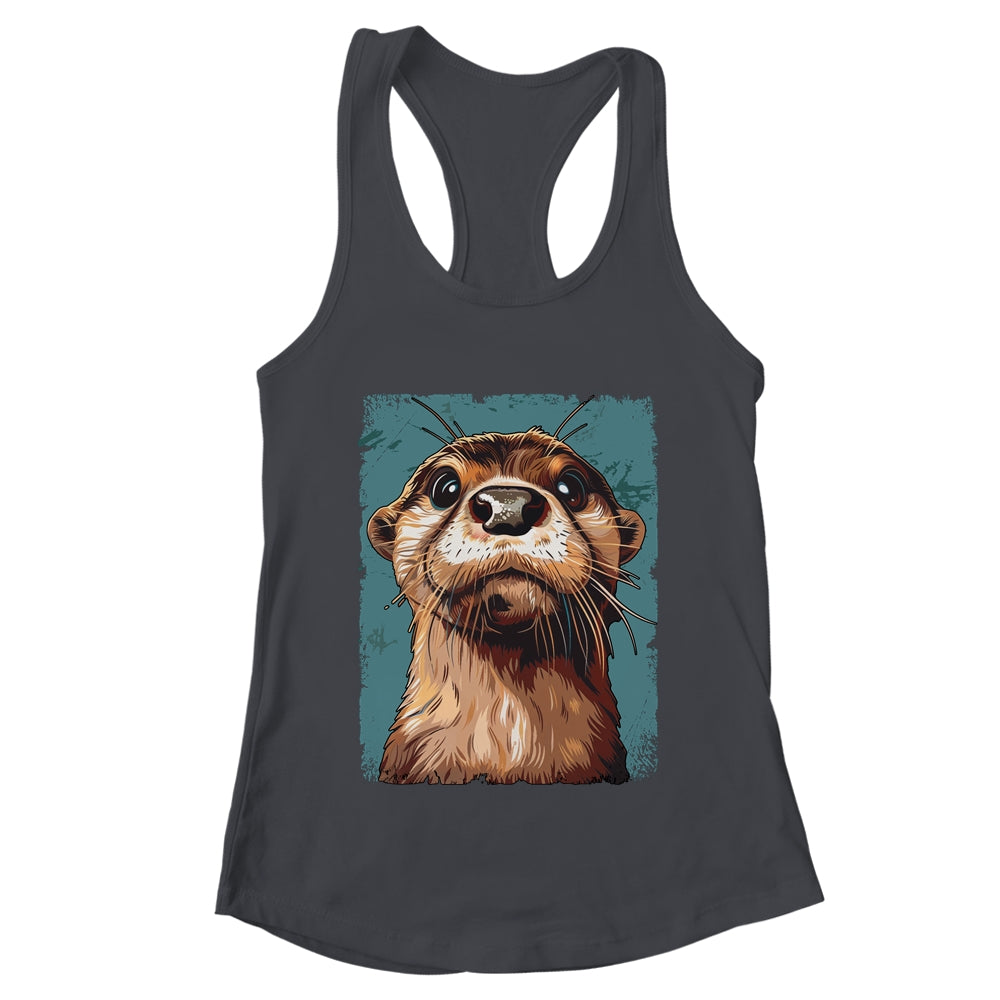 River Otter Lover For Boys Girls Cute Otter Animal Funny Shirt & Tank Top | teecentury