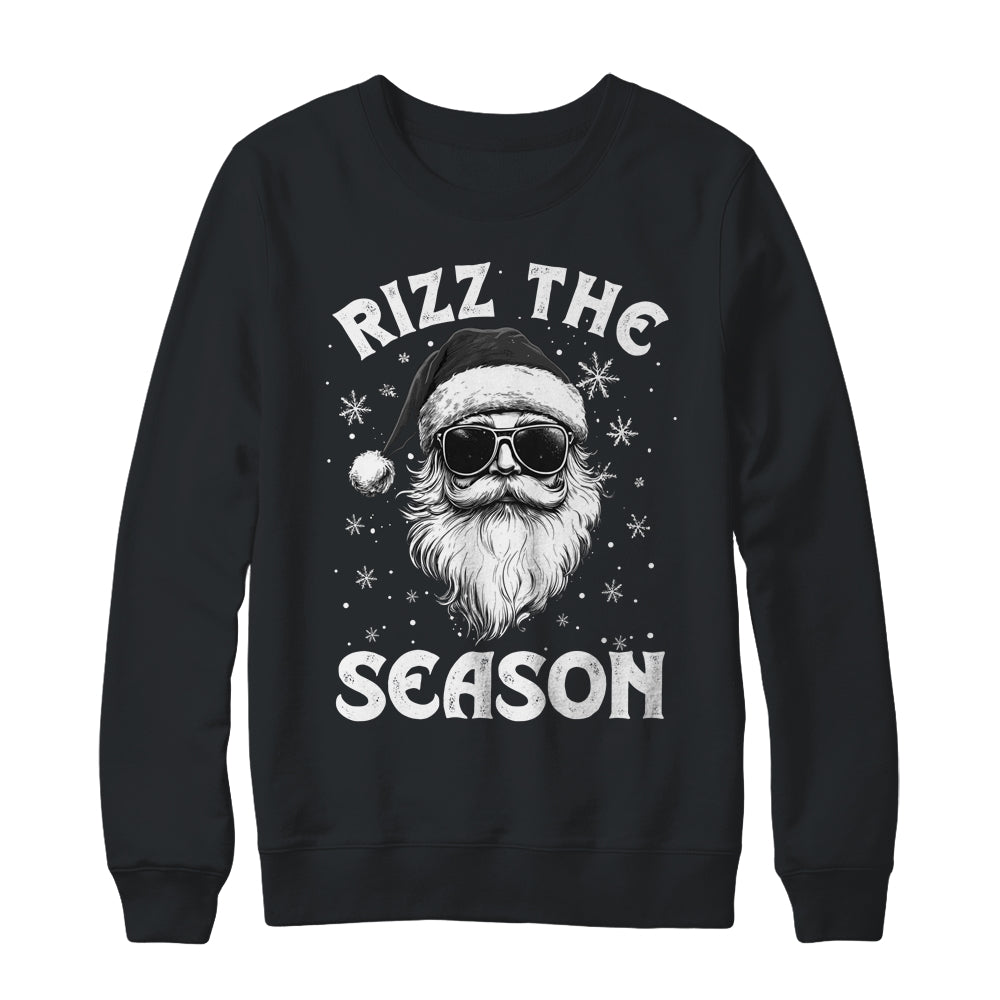 Rizz The Season Christmas Santa Claus Rizzler Holiday Funny Shirt & Sweatshirt | teecentury