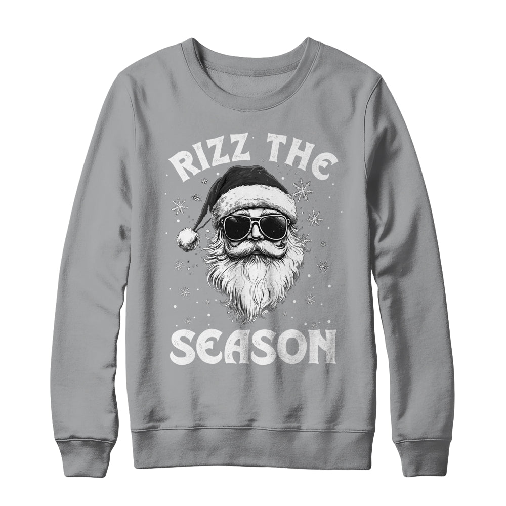 Rizz The Season Christmas Santa Claus Rizzler Holiday Funny Shirt & Sweatshirt | teecentury