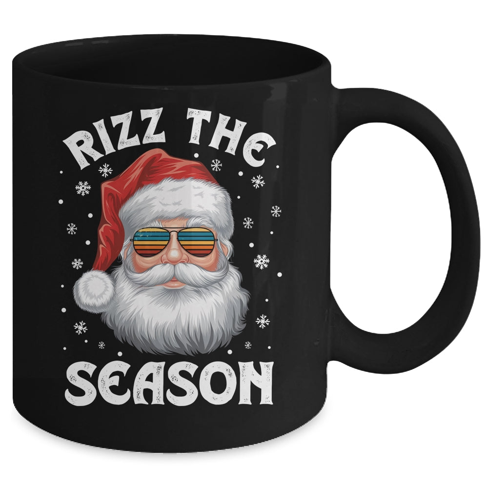 Rizz The Season Funny Christmas Santa Claus Rizzler Holiday Mug | teecentury