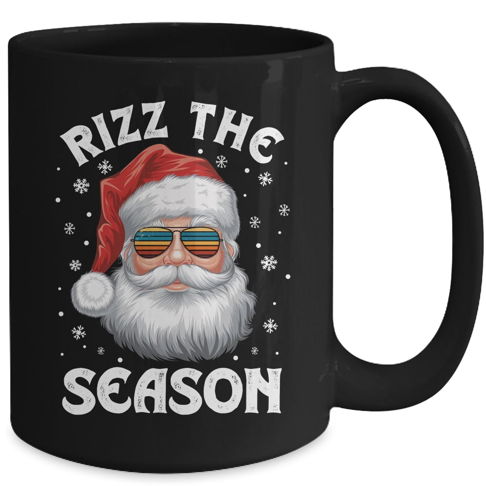 Rizz The Season Funny Christmas Santa Claus Rizzler Holiday Mug | teecentury