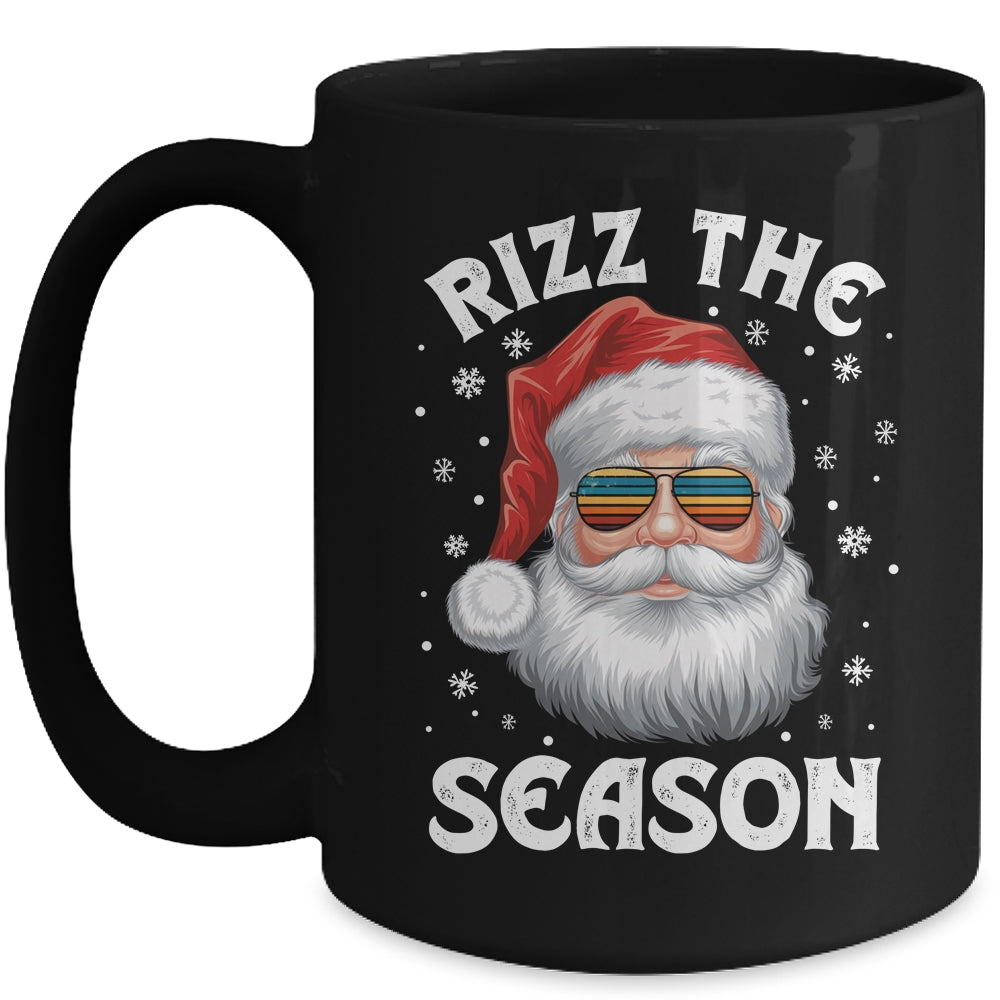 Rizz The Season Funny Christmas Santa Claus Rizzler Holiday Mug | teecentury