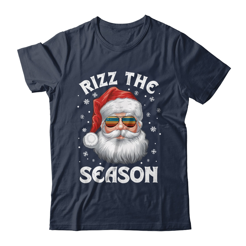 Rizz The Season Funny Christmas Santa Claus Rizzler Holiday Shirt & Sweatshirt | teecentury