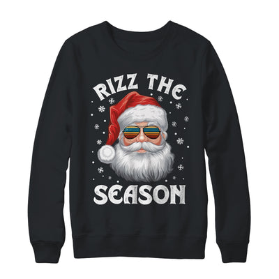 Rizz The Season Funny Christmas Santa Claus Rizzler Holiday Shirt & Sweatshirt | teecentury