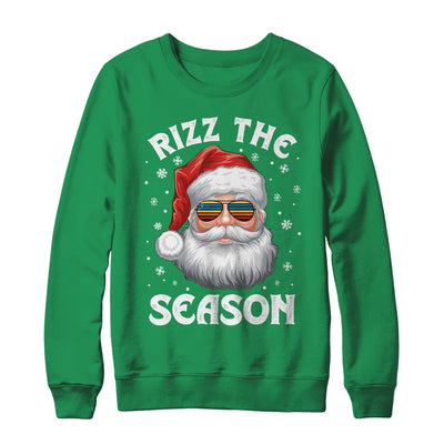 Rizz The Season Funny Christmas Santa Claus Rizzler Holiday Shirt & Sweatshirt | teecentury