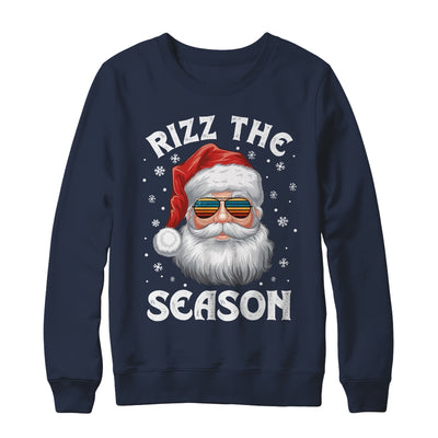 Rizz The Season Funny Christmas Santa Claus Rizzler Holiday Shirt & Sweatshirt | teecentury