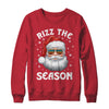 Rizz The Season Funny Christmas Santa Claus Rizzler Holiday Shirt & Sweatshirt | teecentury