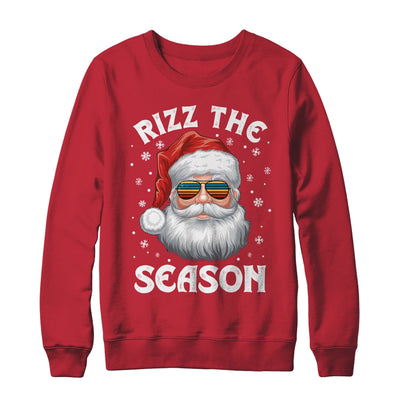 Rizz The Season Funny Christmas Santa Claus Rizzler Holiday Shirt & Sweatshirt | teecentury