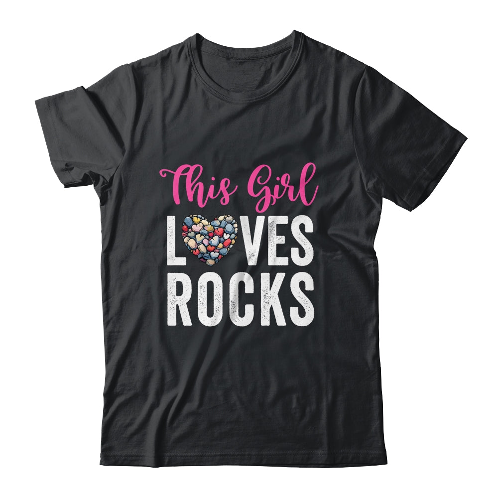 Rock Collector Hunting Girl Women Stones Geology Rockhound Shirt & Tank Top | teecentury