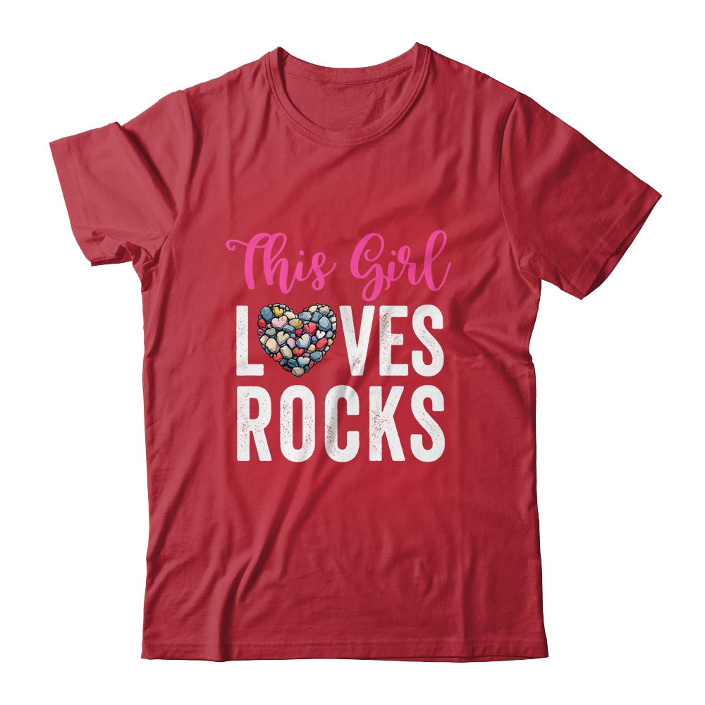 Rock Collector Hunting Girl Women Stones Geology Rockhound Shirt & Tank Top | teecentury