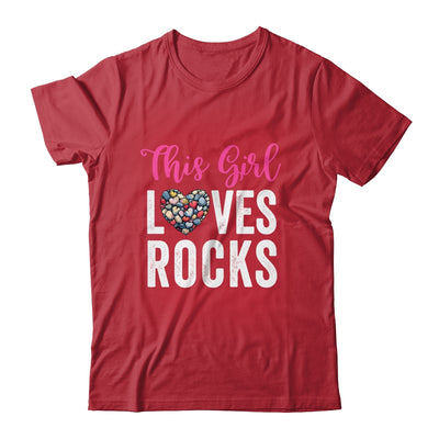 Rock Collector Hunting Girl Women Stones Geology Rockhound Shirt & Tank Top | teecentury
