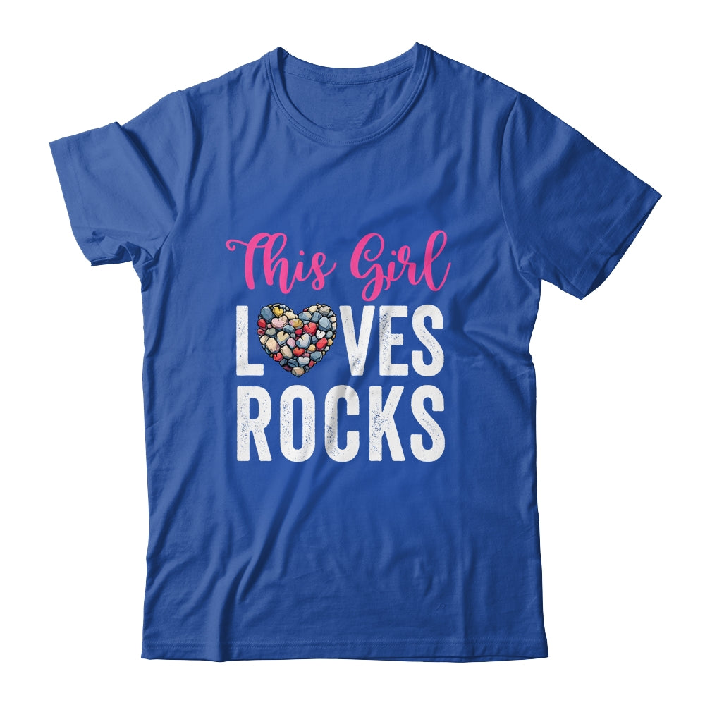Rock Collector Hunting Girl Women Stones Geology Rockhound Shirt & Tank Top | teecentury