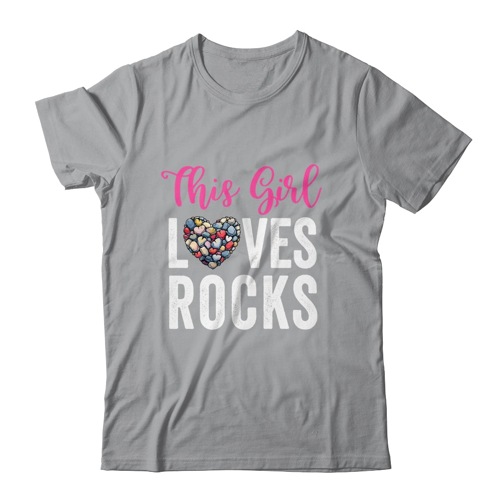 Rock Collector Hunting Girl Women Stones Geology Rockhound Shirt & Tank Top | teecentury
