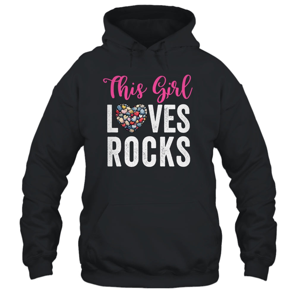 Rock Collector Hunting Girl Women Stones Geology Rockhound Shirt & Tank Top | teecentury
