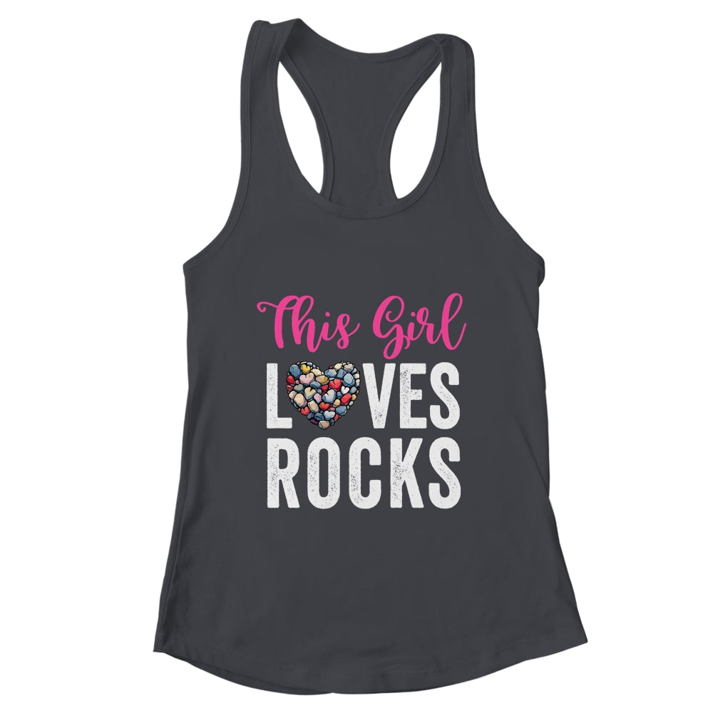 Rock Collector Hunting Girl Women Stones Geology Rockhound Shirt & Tank Top | teecentury