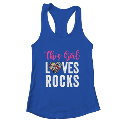 Rock Collector Hunting Girl Women Stones Geology Rockhound Shirt & Tank Top | teecentury