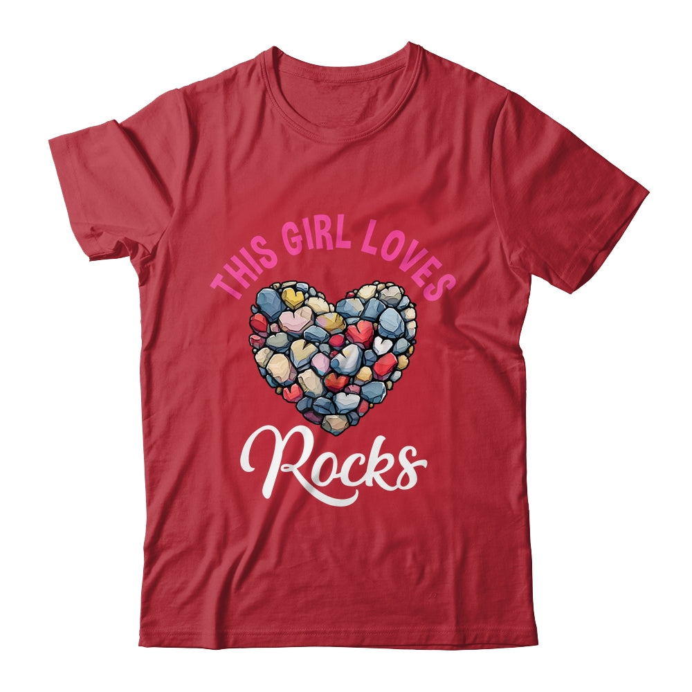 Rock Collector Hunting Women Girl Stones Geology Rockhound Shirt & Tank Top | teecentury