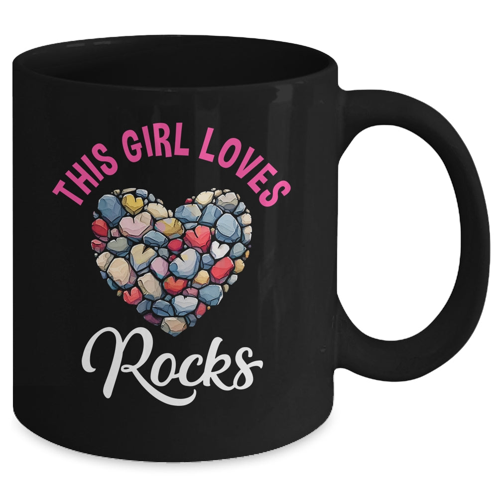 Rock Collector Hunting Women Girl Stones Geology Rockhound Mug | teecentury