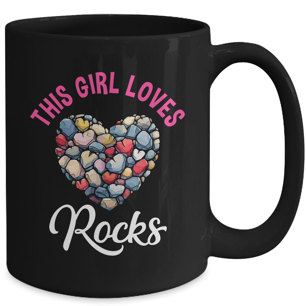 Rock Collector Hunting Women Girl Stones Geology Rockhound Mug | teecentury