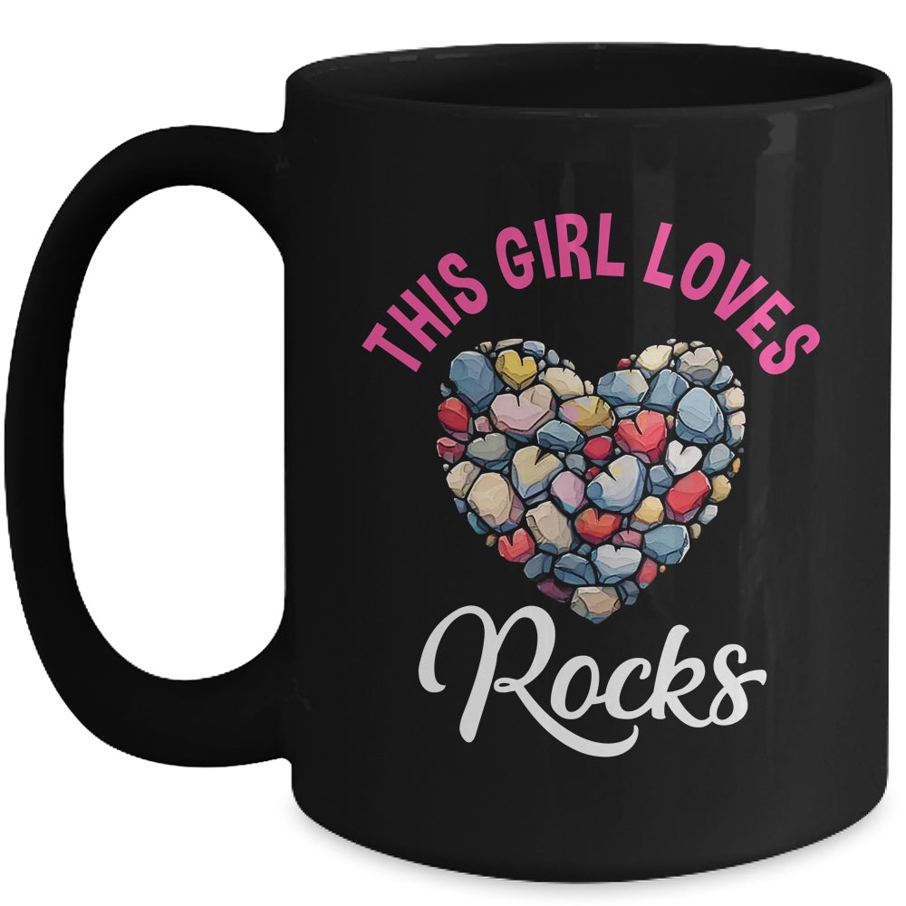 Rock Collector Hunting Women Girl Stones Geology Rockhound Mug | teecentury