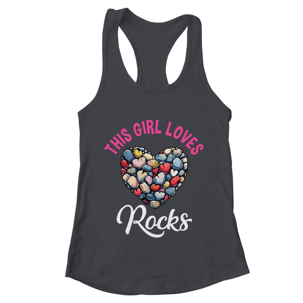 Rock Collector Hunting Women Girl Stones Geology Rockhound Shirt & Tank Top | teecentury
