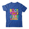 Rock The Staar Test Testing Day Retro Groovy Teacher Stars Shirt & Hoodie | teecentury