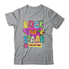 Rock The Staar Test Testing Day Retro Groovy Teacher Stars Shirt & Hoodie | teecentury