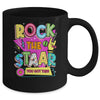 Rock The Staar Test Testing Day Retro Groovy Teacher Stars Mug | teecentury