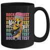 Rock The Test Day Teacher Testing Day Motivational Funny Mug | teecentury