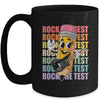 Rock The Test Day Teacher Testing Day Motivational Funny Mug | teecentury