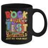 Rock The Test Dont Stress Testing Day Teachers Students Mug | teecentury