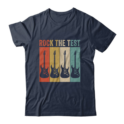 Rock The Test Guitar Teacher Test Day Testing Day Vintage Shirt & Hoodie | teecentury