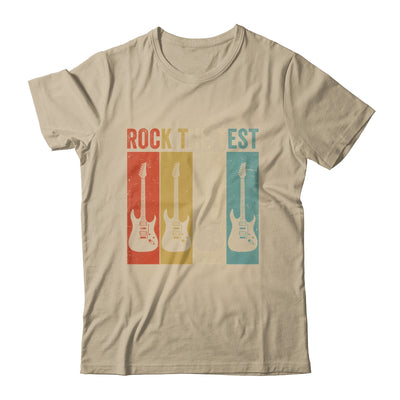 Rock The Test Guitar Teacher Test Day Testing Day Vintage Shirt & Hoodie | teecentury