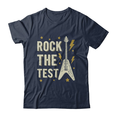 Rock The Test Guitar Testing Day Teacher Test Day Teacher Shirt & Hoodie | teecentury