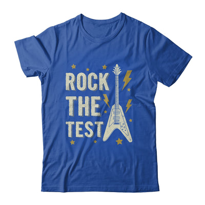 Rock The Test Guitar Testing Day Teacher Test Day Teacher Shirt & Hoodie | teecentury