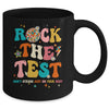 Rock The Test Testing Day Don't Stress Do Your Best Test Day Mug | teecentury