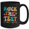 Rock The Test Testing Day Don't Stress Do Your Best Test Day Mug | teecentury