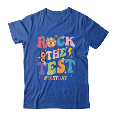 Rock The Test Testing Day Retro Motivational Teacher Student Shirt & Hoodie | teecentury