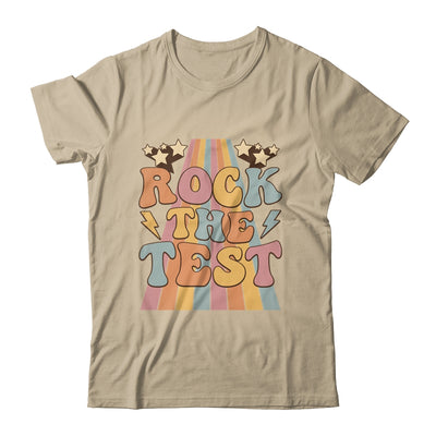 Rock The Test Testing Day Retro Teacher Stars Students Shirt & Hoodie | teecentury