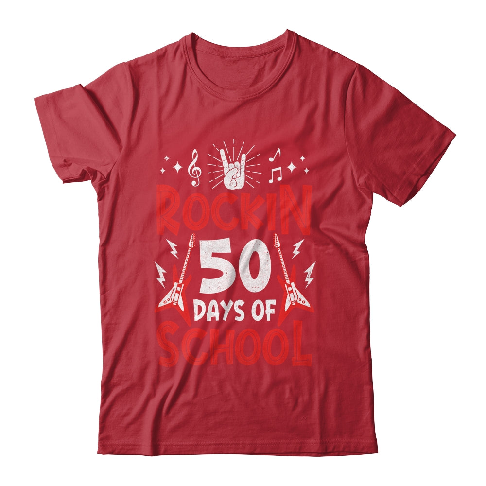 Rockin 50 Days Of School 50th Day Of School 50 Days Smarter Shirt & Hoodie | teecentury