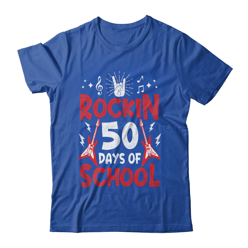 Rockin 50 Days Of School 50th Day Of School 50 Days Smarter Shirt & Hoodie | teecentury