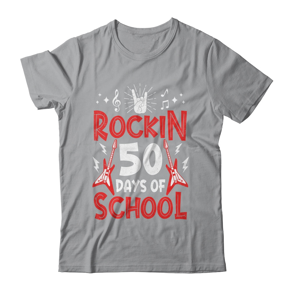 Rockin 50 Days Of School 50th Day Of School 50 Days Smarter Shirt & Hoodie | teecentury