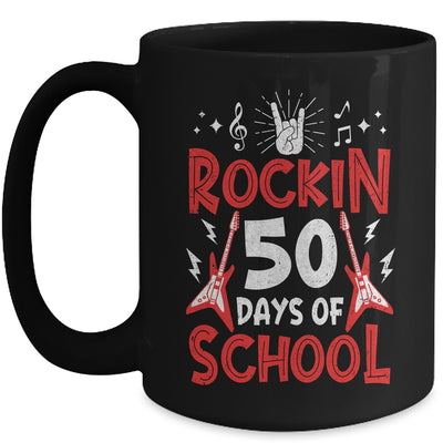 Rockin 50 Days Of School 50th Day Of School 50 Days Smarter Mug | teecentury