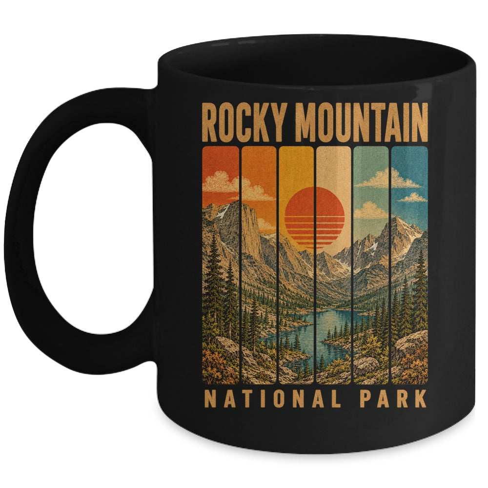 Rocky Mountain National Park Colorado Usa Vintage Hiking Mug | teecentury