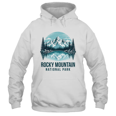 Rocky Mountain National Park Retro Mountain Lake Outdoor Hiking Shirt & Tank Top | teecentury