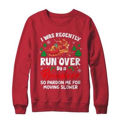 Run Over By Reindeer Matching Christmas Funny Xmas Women Men Shirt & Sweatshirt | teecentury