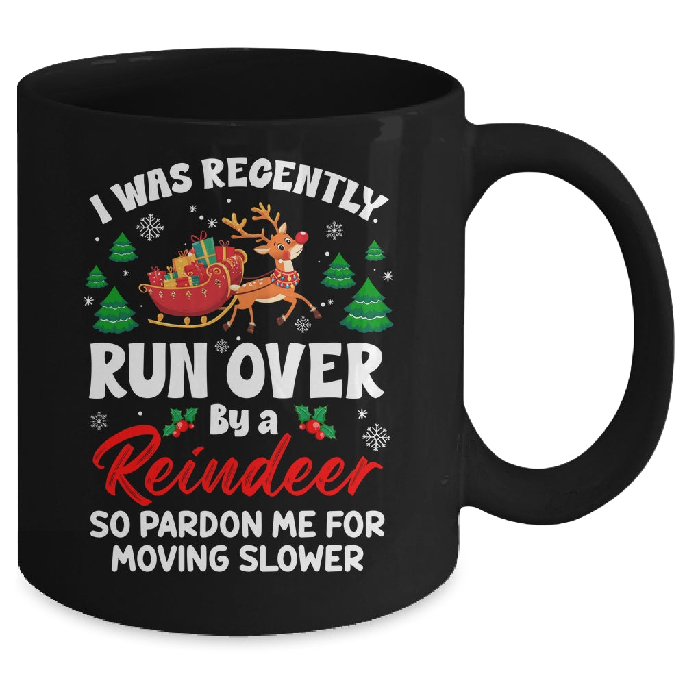 Run Over By Reindeer Matching Christmas Funny Xmas Women Men Mug | teecentury